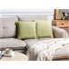 Beliani Almofada decorativa CHMISTAR Verde