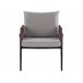 Beliani Conjunto lounge SCIACCA Cinza
