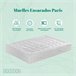  Colchão de molas ensacadas com espuma viscoelástica | 27cm | Efeito relax | 7 zonas de conforto | Certificado Sanitized® 