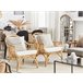 Beliani Conjunto lounge Rattan/vime SIBARI Bege