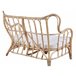 Beliani Conjunto lounge Rattan/vime BRINDISI Creme