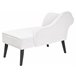 Beliani Chaise longue versão à esquerda Poliéster BIARRITZ Branco