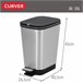 Curver Contentor com pedal Chic Bin 30-35L Cinza
