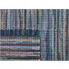 Beliani Entrelaçado BESNI 160x230 Azul Marino