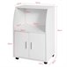 Aparador de cozinha baixo para microondas FRG241-W SoBuy Branco