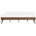 Beliani Cama com estrado MDF BERRIC 148x202 Castanho
