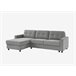 Chaise longue CIAN reversível 3 lugares cinza Cinza