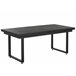 Beliani Mesa extensível VALCANETTO Preto