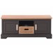 Beliani Mesa de TV GARET 120 Cinza Escuro