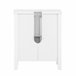 Armário de lavatório com 2 níveis e 2 portas BZR35-W SoBuy Branco