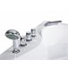 Banheira de interior Beliani TOCOA 138x190 Branco