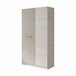 Armário 2 portas com efeito madeira Branco