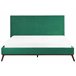 Beliani Cama com estrado Veludo BAYONNE 191x212 Verde