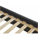 Beliani Cama com estrado Veludo LUBBON 152x215 Preto