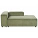 Beliani Chaise longue Bombazine ARDAL Verde