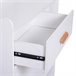 Armário Particle Board HOMCOM, casa - móveis de armazenamento 80 Branco