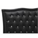 Beliani Cama com estrado Pele sintética METZ 189x215 Preto