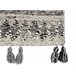 Beliani Pelos curtos ARATASHEN 160x230 Cinza