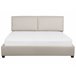 Beliani Cama com estrado Poliéster BELFORT 191x212 Bege