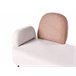 Beliani Chaise longue à esquerda Poliéster ARCEY Bege