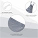Vela de Sombra Retangular HDPE Outsunny Cinza