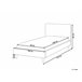 Beliani Cama Veludo FITOU 100x214 Azul Claro