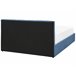 Beliani Cama com estrado Poliéster DREUX 151x214 Azul