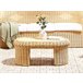 Beliani Mesa de jardim LIVADEIA Natural