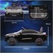 Carro Elétrico para Crianças Plástico e Metal AIYAPLAY Azul