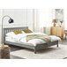 Beliani Cama com estrado Pinho MAYENNE 169x208 Castanho
