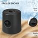 Pesos para Tenda HDPE Outsunny, desportos e lazer - campismo Preto