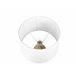 Beliani Candeeiro de mesa CALVAS Bege