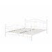 Beliani Cama com estrado Metal ANTLIA 168x209 Branco