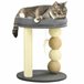 Arranhador para Gatos Cinza