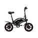 DYU D3F Bicicleta Elétrica  14" - Potência 250W Freio a Disco Preto