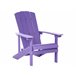 Beliani Cadeira de jardim ADIRONDACK Roxo