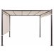 Beliani Pérgola de jardín PARGA 310x310 Bege