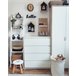 Beliani Estante MOBILE DUO 45 Branco