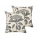 Beliani Almofada decorativa ROSEMARY 45x45 Cinza