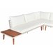 Beliani Conjunto lounge CORATO Cinza Escuro