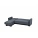 Chaise longue ANGELO com cama reversível cinza Cinza Escuro
