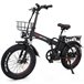 Bicicleta elétrica DrveTion AT20 - Potência 750W Bateria 48V20Ah Preto