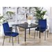 Beliani Mesa de apoio SHELBY 80x80 Preto