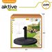 Base de guarda-chuva em poliresina Aktive Garden circular Preto