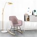Poltrona de balanço FST68-P SoBuy Rosa
