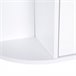 Armário com Espelho MDF e Vidro HOMCOM, casa - casa de banho 66 Branco