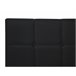 Beliani Cama continental Poliéster ADMIRAL 151x212 Preto