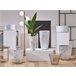 Beliani Conjunto de 2 vasos para plantas MIRO 