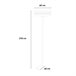 Sined INFRARED STUFA TERRA 2000 Piso Aquecedor Reflector 2000W, Grey Cinza