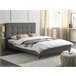 Beliani Cama com estrado Poliéster AMBASSADOR 152x216 Bege